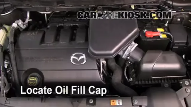 2009 Mazda CX-9 Touring 3.7L V6 Aceite Agregar aceite